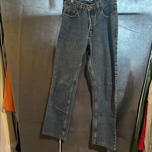 LONDONJEAN Blue Straight Leg Jeans
